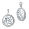 Sølv anheng med cubic zirkon (2036708)