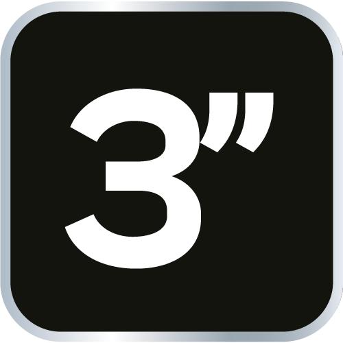 Pipe wrench type "S", 3.0", 650 mm