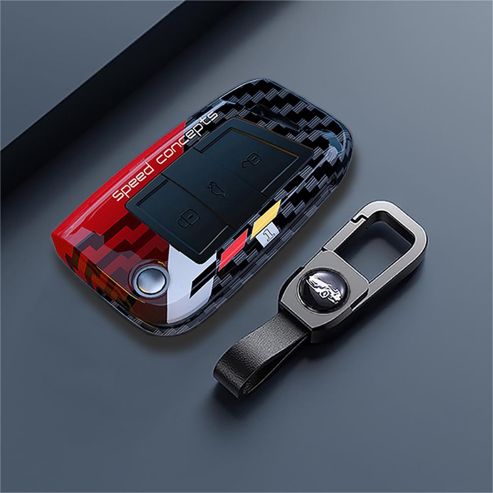 

For Vw Golf 7 Gti Polo T-Cross T-Roc Touran Tiguan Skoda Octavia Rapid Kodiaq Fabia Seat Ibiza Leon Ateca Arona Key Case Cover