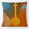 Middle East Arabic Muslim Islam Arabian Woman Portrait Poster Paintings Cushion Cover Decorative Pillows For Sofa