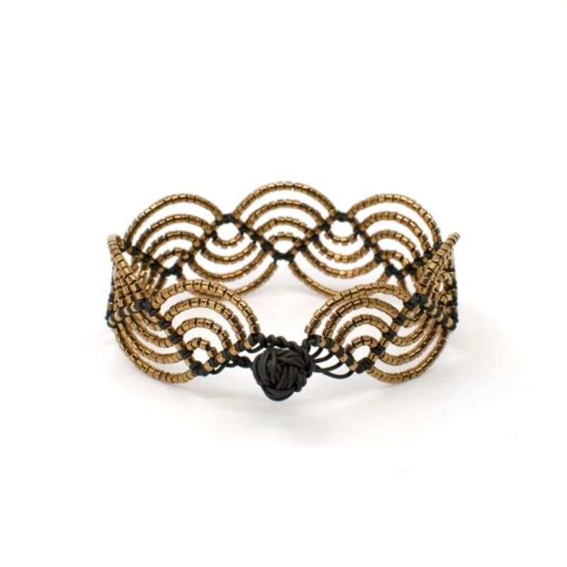 

MORO JEWELLERY LUX bracelet, Brown & Bronze XL