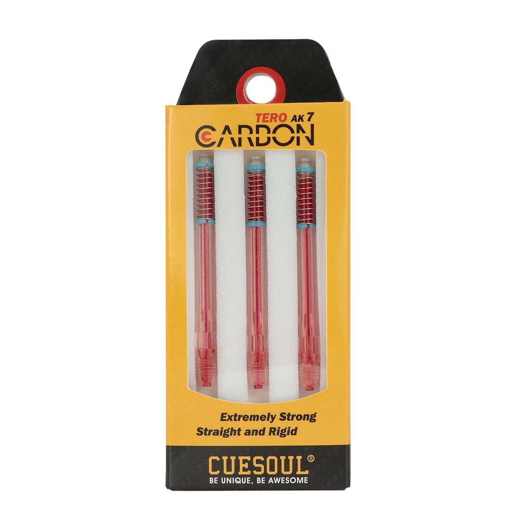 Cuesoul TERO System A/B(S)/C/D(M)/E/F(L)/G/H AK7 Carbon Darts with Built-in Telescopic Shaft, Set of 3 (CS-AK7+3TG47)