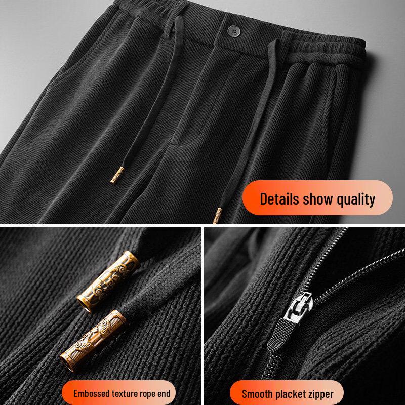 JEEP Men's Straight-Leg Casual Trousers