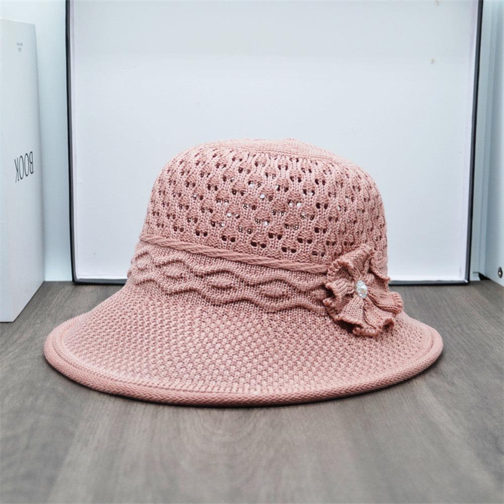 Saliekama Austa Cepure Ziedu Pērle Saules Cepure Jauna Zvejnieka cepure Izejoša