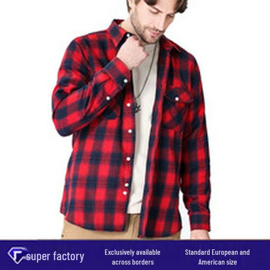 Men's White Four-Way Stretch Wrinkle-Resistant Long Sleeve Shirt - Formal and Casual Plus Size