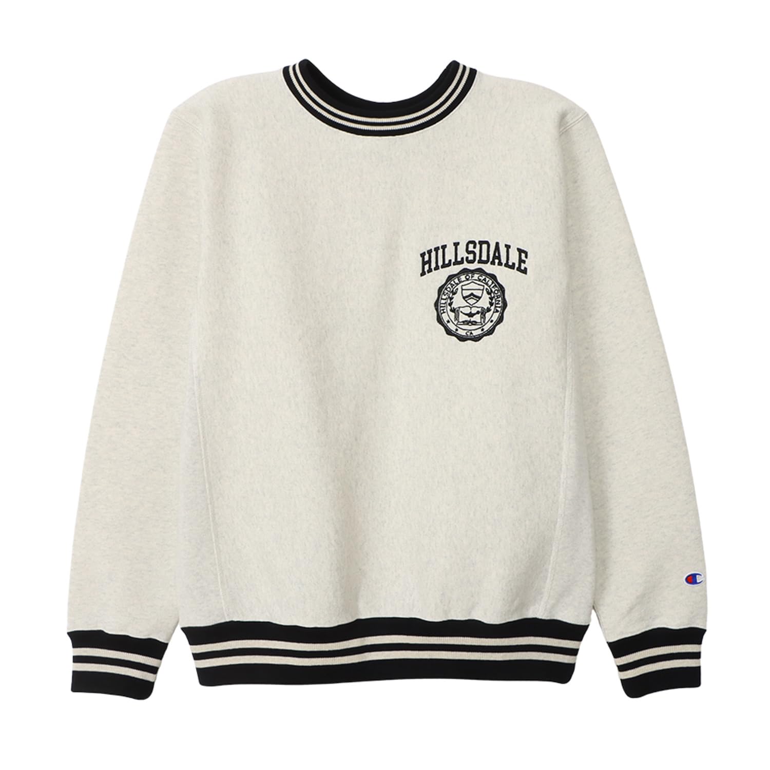 

Champion Reverse Crew Neck Long Rubber Weave® Sweatshirt, Sleeve, 11.5oz, Fleece-Lined, Embroidered, Print, C3-A021-817-L