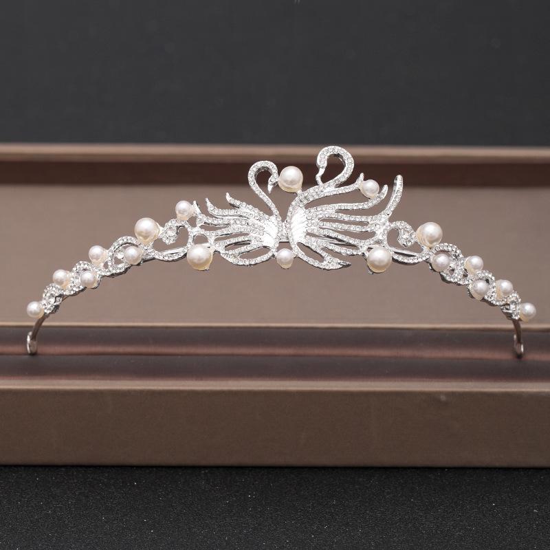 DIEZI Elegant Luxury Girls Crystal Bridal Tiara Crown Birthday Party New Fashion Bride Queen Headbands Hair Jewelry Accessories