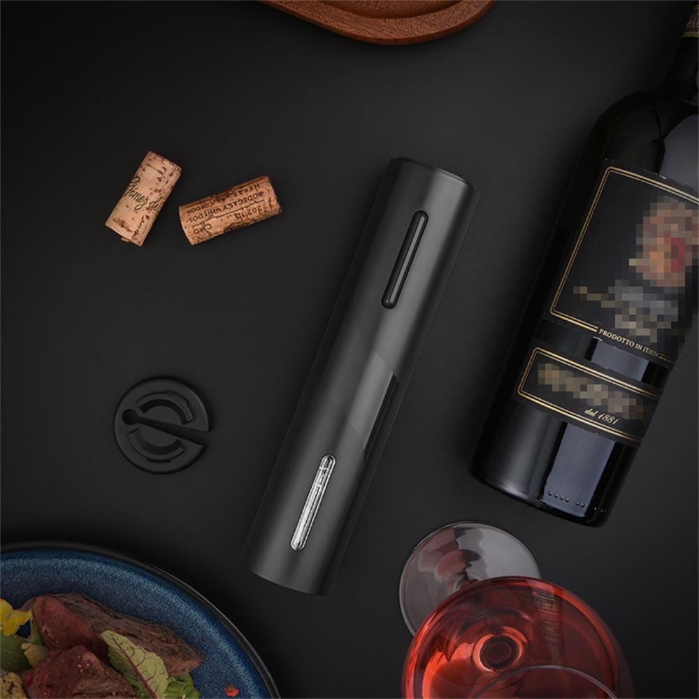 Electric Cordless Wine Bottle Opener Corkscrew w/Foil Cutter Automatic One Click