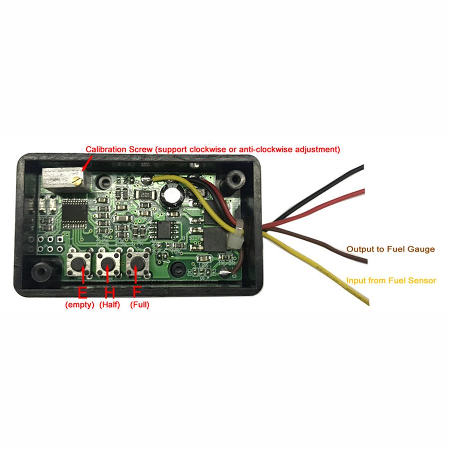 Fuel Gauge To Sender Ohm Range Converter Module For Update Gas Tank or New Gauge