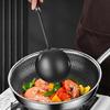 Long Handle Iron Spoon Convenient Metal Frying Spatula Kitchen Tool for Cooking
