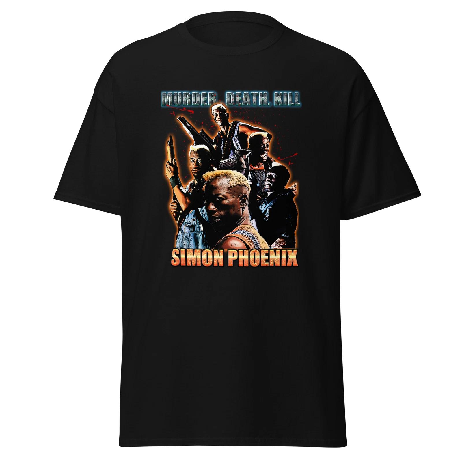 Men s and Women s T-shirts Simon phoenix tee Demolition man 90s shirt L