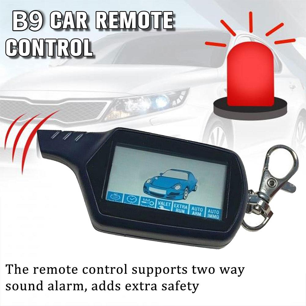 

LCD Remote Control Key Vehicle Security Two Way Car Alarm System For Twage StarLine B9 For Russian Vehicle V8N0 CN