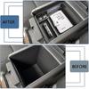Center Console Organizer Compatible with 2017- Accessories Armrest Black