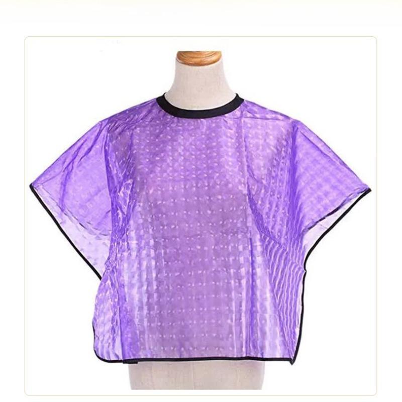 Professional Hair Cutting Collar Waterproof Colouring Cape Barber Cloth Hairdressing Hair Dye Gown Perm Oil Cape Haircut Tool