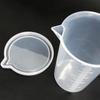 Plastic Measuring & Mixing Cups with Lid (2-Pack)