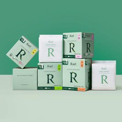Choose One of Seven Organic Cotton Cover Sanitary Pads