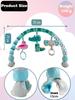 Non-Toxic Baby Toy Toddler Cribs Cradles Hanging Bell Baby Stuff Newborn Stroller Stroller Play Arch Bed Toys For Babies 0 12 Months