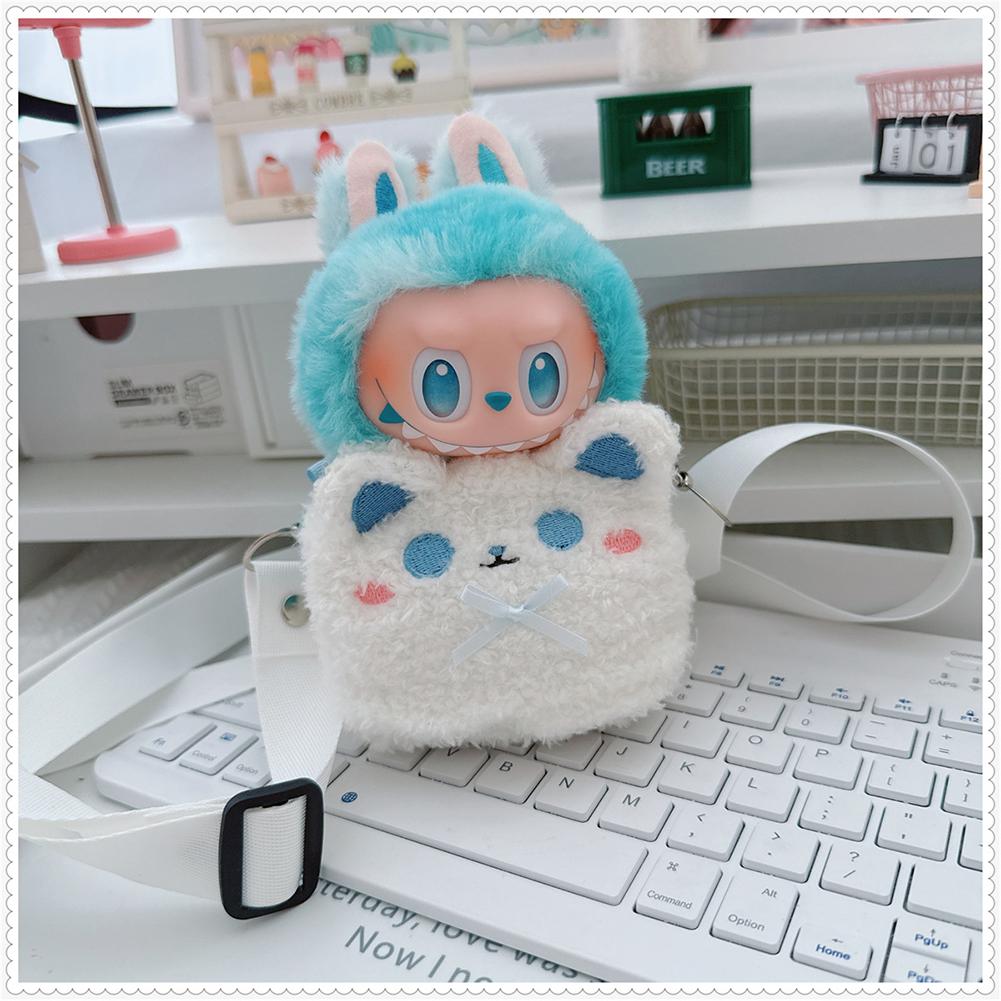 For Labubu Doll Clothes Fashion Clothes Doll Gift Box Clothes Color Match Bags Dolls Accessories Cute Decoration Little Clothes