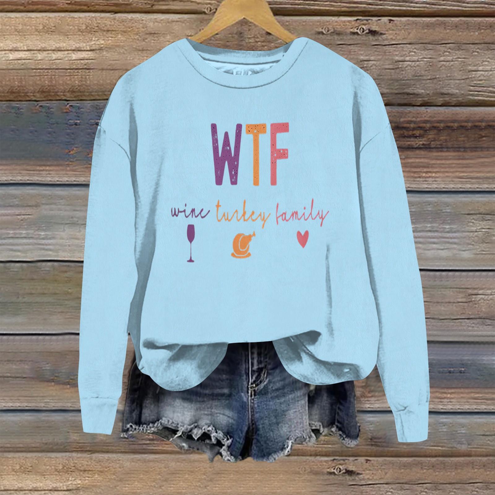 

Женская повседневная свободная однотонная толстовка с круглым вырезом и длинным рукавом с принтом Пасхи L