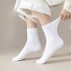 Thick Winter Mid-calf Fleece Socks for Women To Store Heat and Keep Warm During Sleep and Postpartum Care. Thick Winter Long Calf Socks for Women