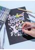 Blue Fruit 12-Color Glitter Gel Pens: Sparkly Neutral Pens for Students, Journals, and Drawings.