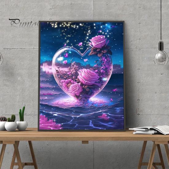 5D Swan Love Diamond Painting Full Drill Resin Mosaic Rhinestone Embroidery Craft Kits for Home Wall Decor Gift