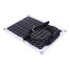 Solar Panel Charger Kit 15W18V Rain Proof Multifunctional Car Solar Panel Battery Charger with Controller Kit for Camping Greenhouse
