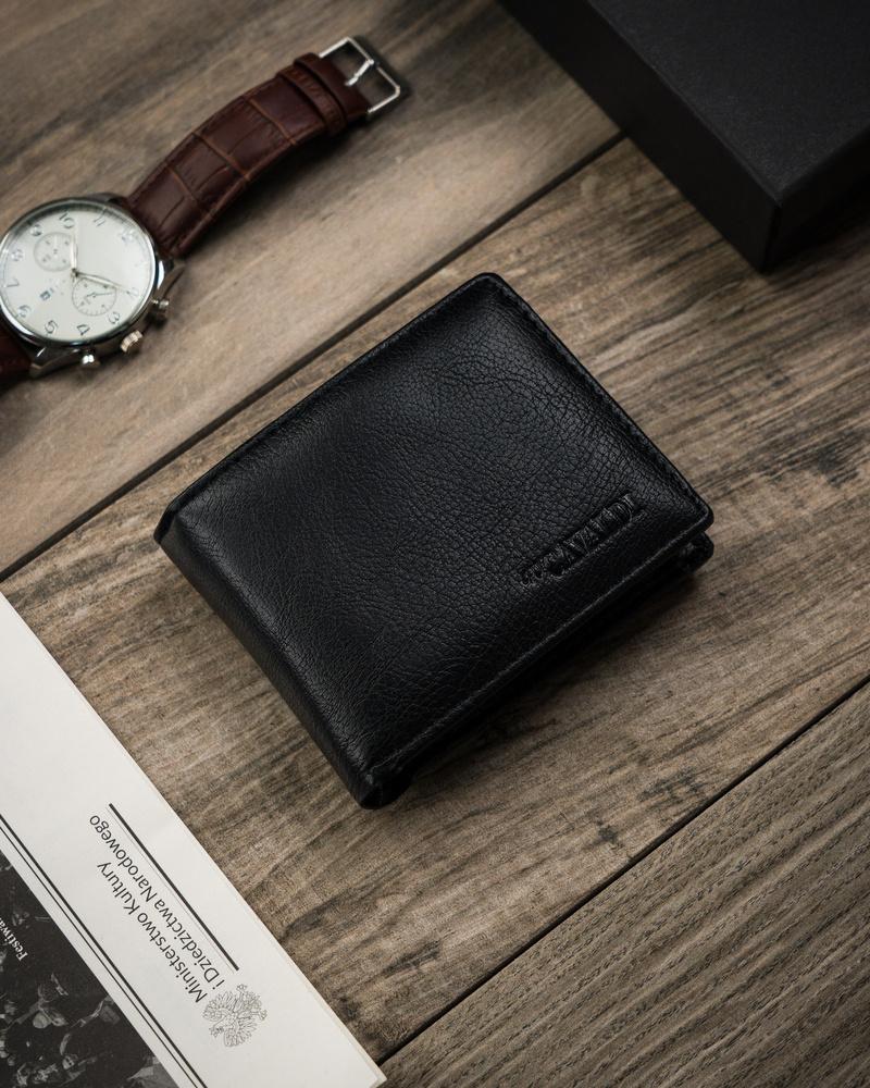 Pojemny Zgrabny Męski Portfel Skórzany Cavaldi