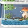 Transparent Plastic Fish Tank Space-Saving Clear Table Fish Bowl Tabletop Fish Bowl  Plant Growing