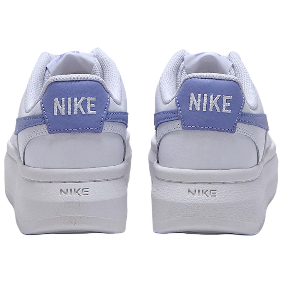 Nike Court Vision Alta Synthetic Leather Comfortable Durable Sneakers Women sneakers White Purple DM0113-105