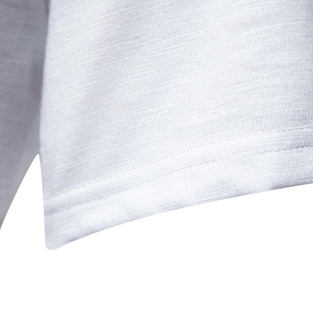 Slub Cotton T-shirt Sold Color Sigle Button V-neck Breathable Short-sleeve T Shirt Hawaiian Shirt Beach Tops Tees for Men