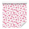 Hearts Wallpaper Powder Pink and White 50x1000