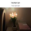 Dimmbares LED-Tulpen-Nachtlicht Blumenstrauß für Schlafzimmer-Dekoration