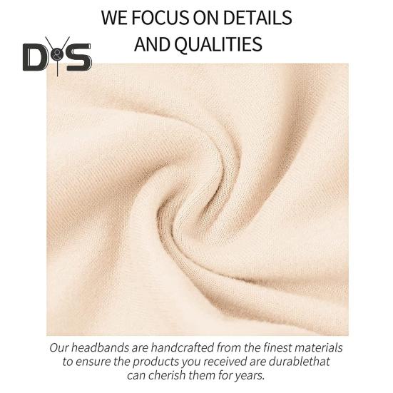 4 bucăți bentită elastică moale, cu design bun cu nod elastic, bandă de păr, culoare solidă, elastică, lavabilă, accesoriu de păr