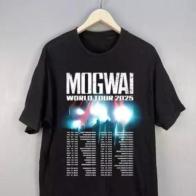 HOT ITEM Mogwai Band World Tour 2025 For Fan T Shirt Full Size S 4XL