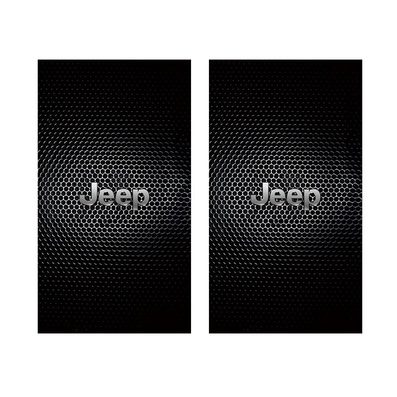 

Для Jeep 2 шт. Автомобильные наклейки на B-стойку Декоративные наклейки на центральную стойку Авто для Jeep Grand Cherokee Wrangler JK Gladiator Compas