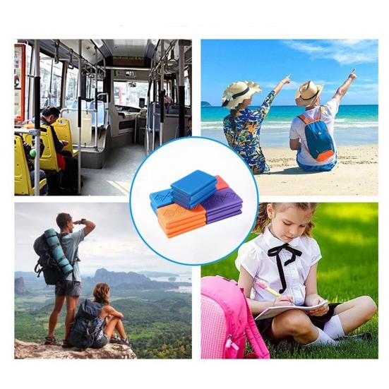 2Pcs Folding Seat Cushion Portable Waterproof Sitting Mat Lightweight Outdoor Travel Camping