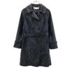 Made In Japan Overall Handle Trench Coat M Black Women Used