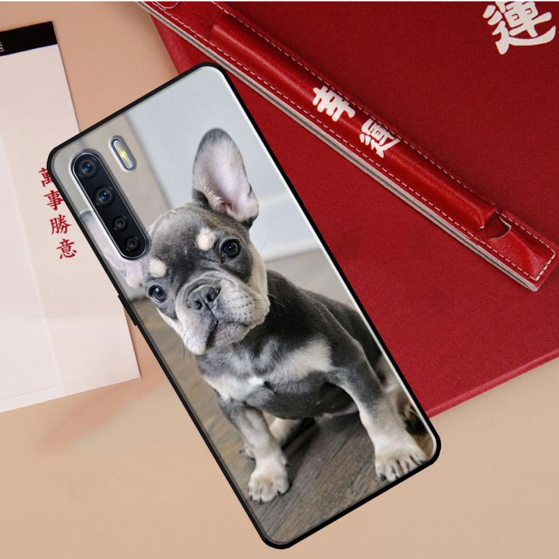 Pug Dog French Bulldog For OPPO A16 A17 A15 A5 A9 A31 A53 A54 A74 A94 A52 A72 A76 A96 A77 A54S A57S Phone Case