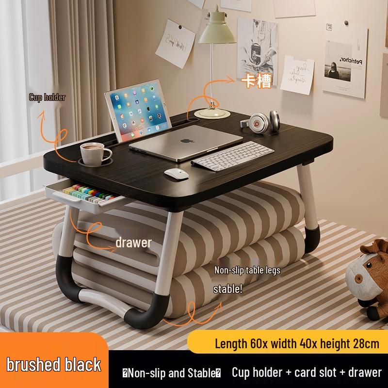 Foldable Dorm Study Desk and Laptop Stand