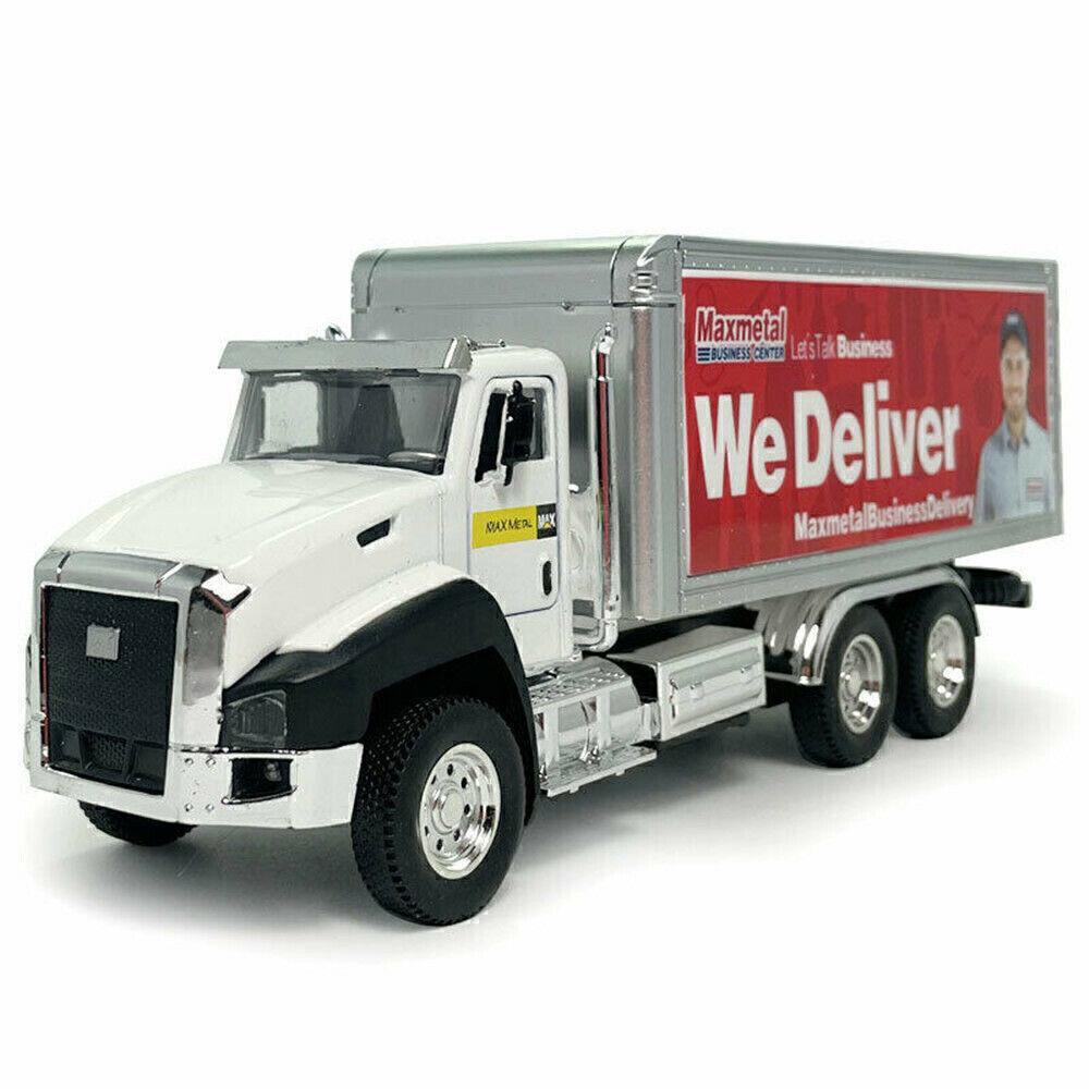 1/50 Scale Metal Scales City Die-casting Garbage Trucks, Large Toy Garbage Trucks, Oil Tankers and Toy Transport Vehicles with Rear Traction