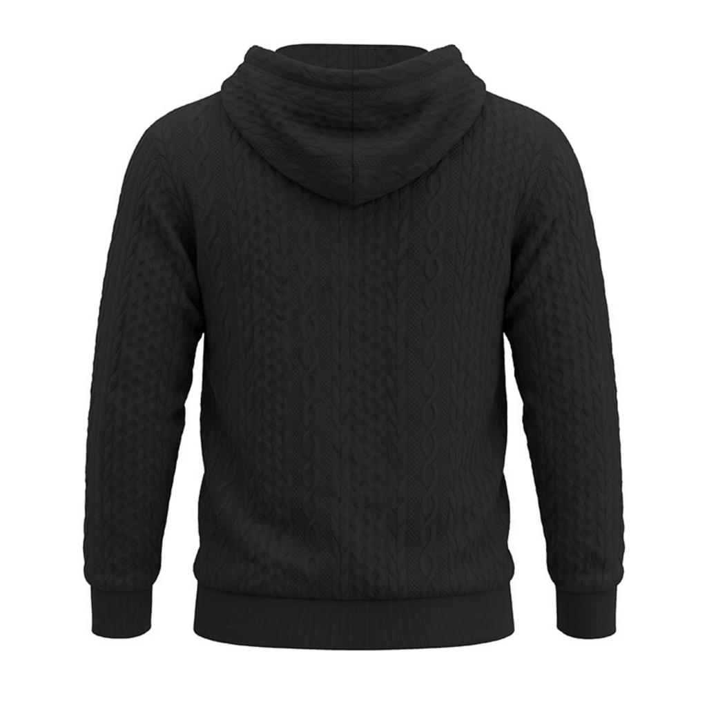 Men's Long Sleeve Hoodie Zip Up Sweatshirt for Fall Winter