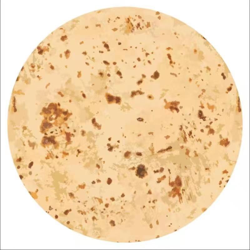 Flatbread Pancake Blanket Indian Fly Cake Blanket Burrito Office Nap Air Conditioning Comforter Cover Leg Shawl