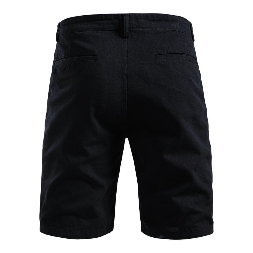 Men's Summer Workwear Shorts Loose Casual Five-Point Pants Men's Summer Solid Color Casual Cargo Shorts