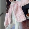 French Style Small Style Jacket for Women, New Design, Loose, Slim, Warm, High-end Plush Top