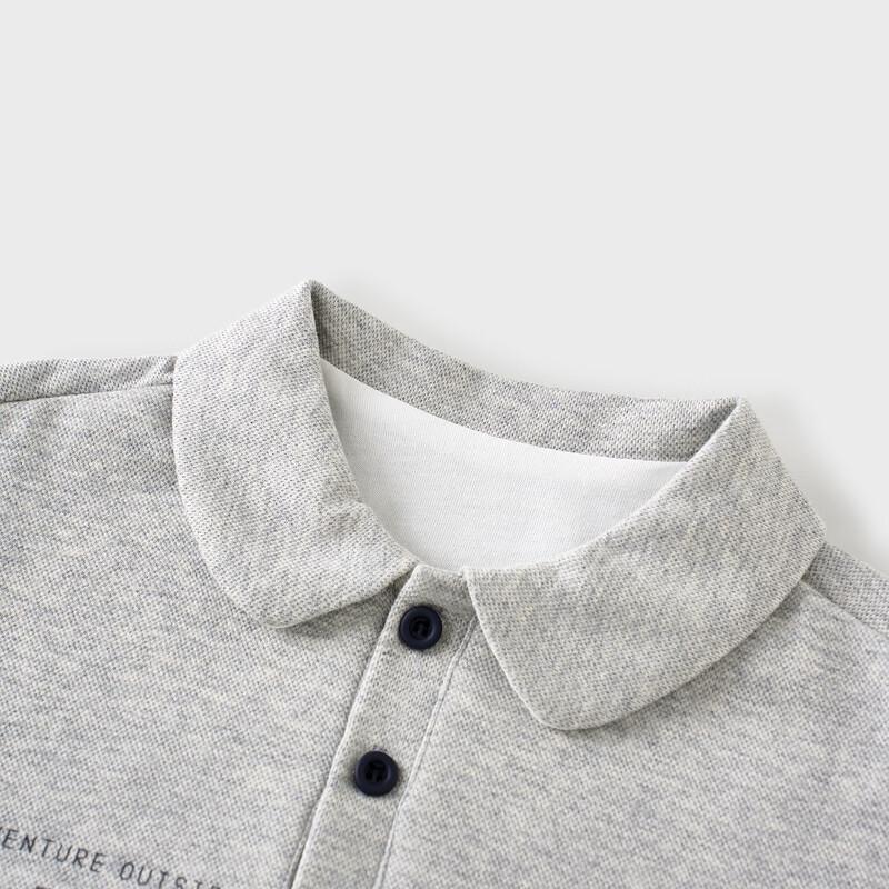 

TONGTAI Boy s Modal Cotton Lapel Sweatshirt 110cm