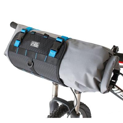 GORIX Waterproof Handlebar Bag Removable Storage Easy Rain Protection Stretchable Front Bag GX-6408 [Large Capacity, Bag, Installation]