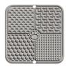 Dog Lick Mat, Pet Slow Feeder Mat with Suction Cups, Four Textured Zones, Silicone Pet Lick Mat for Dogs And Cats, Prevent Choking
