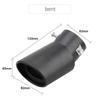   Exhaust Tips 1.5-2.1 Inch Inlet Car Auto Exhaust Tailpipe Stainless Steel Modification Accessories High-Temperature Resistant