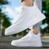Herren Schwarz Sport SkateBoard Schuhe Sneaker Studenten Hip-Hop Weiße Schuhe High Basketballschuhe Übergröße